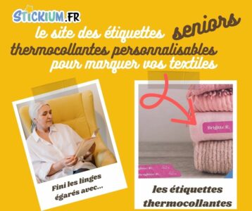 Flocage Textile : L’Excellence avec les Étiquettes Thermocollantes Stickium.fr